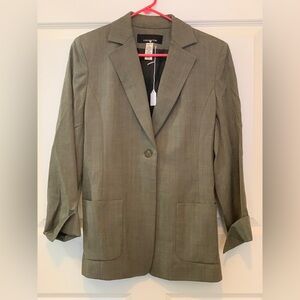 Jones New York Gray Wool Blend Women's Blazer.     Size-4